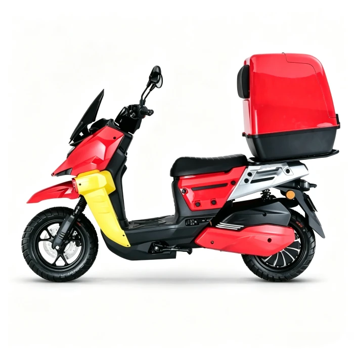 Wholesale 2000W Electric Motorcycle 2 Wheel Scooter With Food Delivery factory