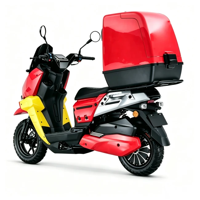 Wholesale 2000W Electric Motorcycle 2 Wheel Scooter With Food Delivery high quality