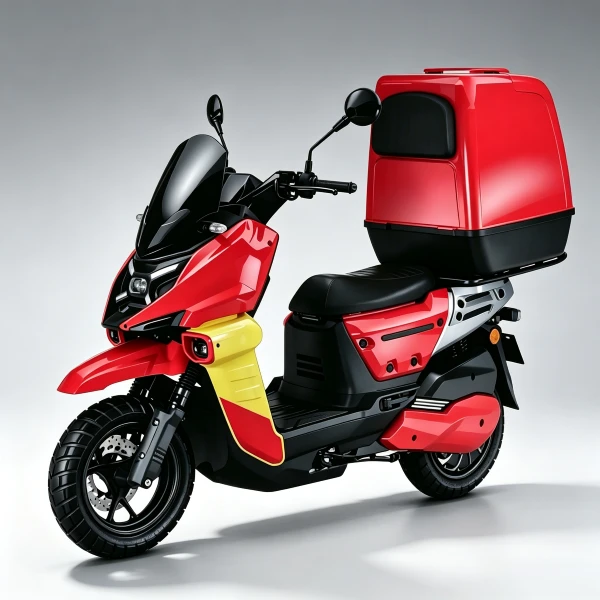 Wholesale 2000W Electric Motorcycle 2 Wheel Scooter With Food Delivery