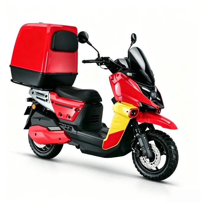 Wholesale 2000W Electric Motorcycle 2 Wheel Scooter With Food Delivery suppliers