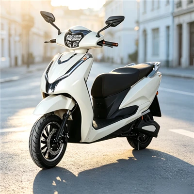 EEC WVTA L1e-B 2000W BLDC Electric Moped Dual Disc Brake Street Legal City Scooter