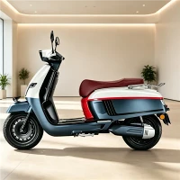 Electric Retro Motorcycle Vintage E-Moped 72V Lithium Battery Scooter City Commuter